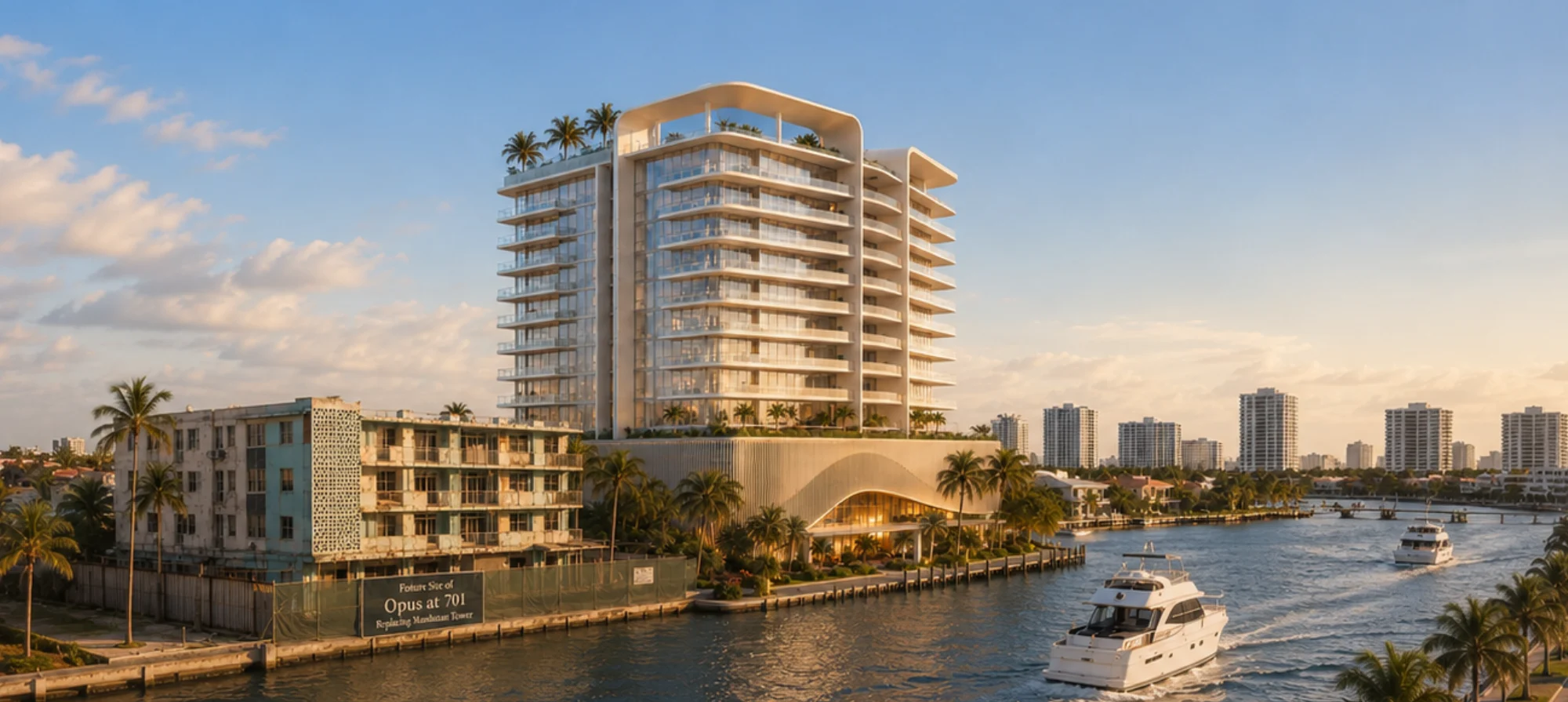 Fort Lauderdale Approves Opus at 701: 54 Waterfront Condos